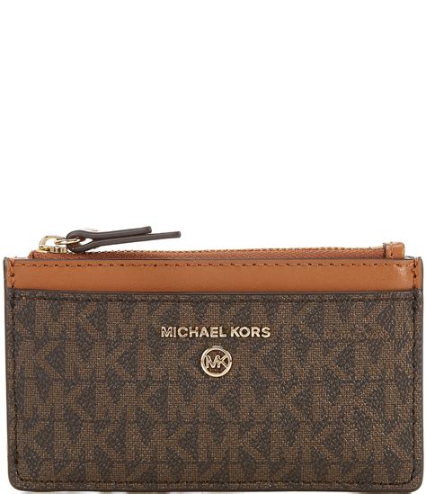 Michael Michael Kors Logo Jet Set Charm Small Slim Card Case